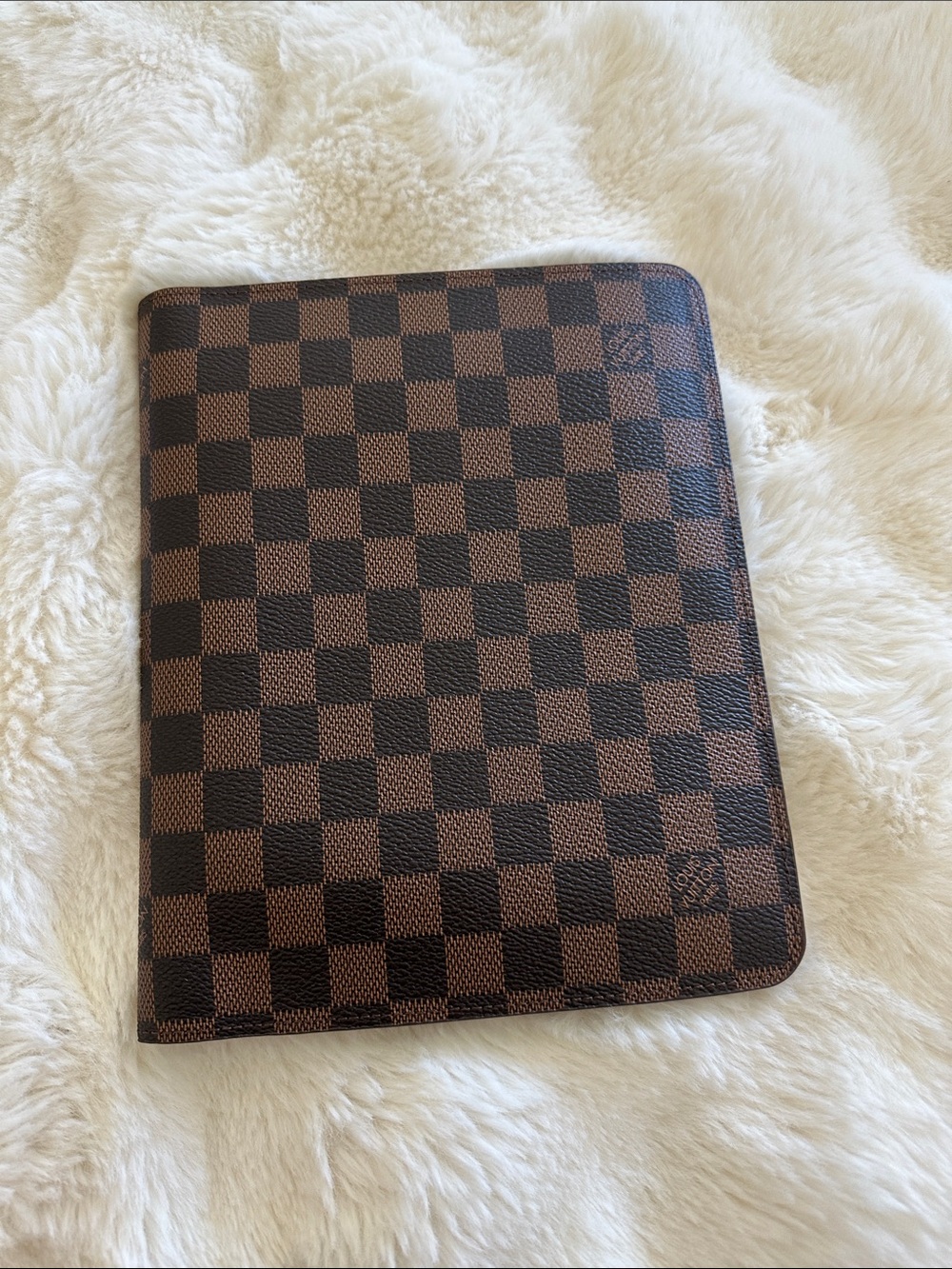 Brown Checkered agenda Damier Ebene  style ✨ Agenda case GM no brand
